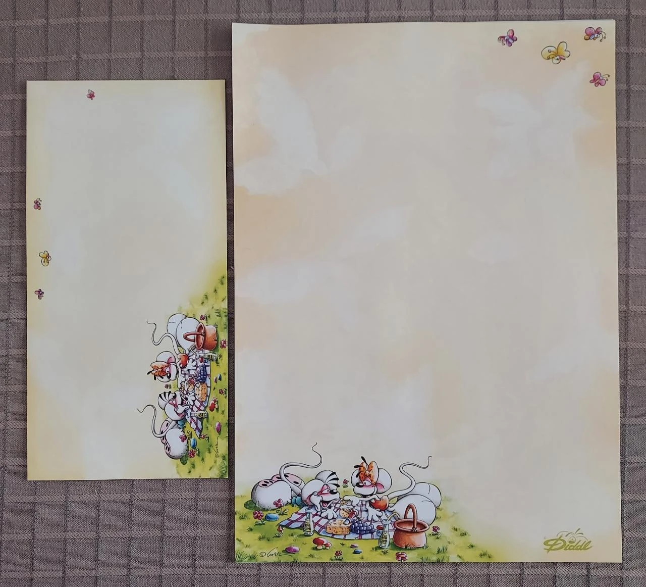 ** Diddl briefpapier + envelop nr 122 **